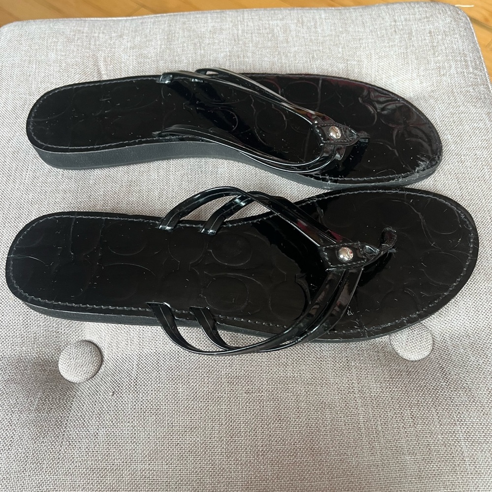 Women’s Coach Flip Flops - Picture 2 of 7